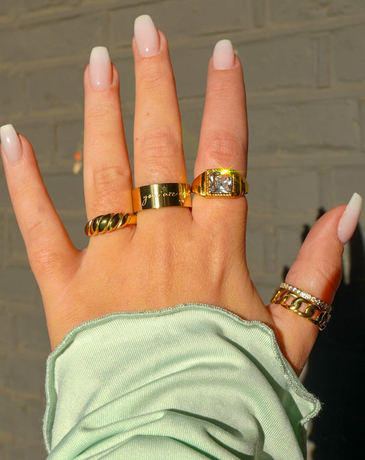 "You are enough" Ring