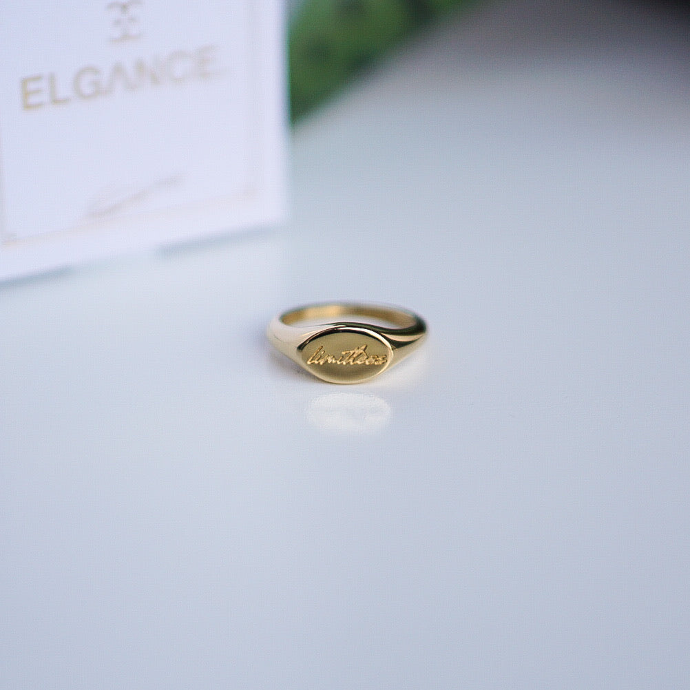 "Limitless" Signet Ring