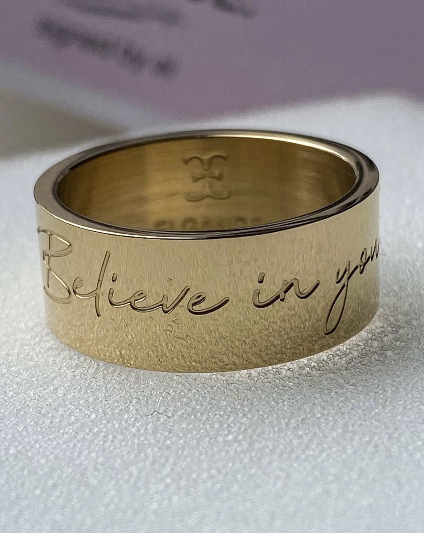 "Believe in you" Ring